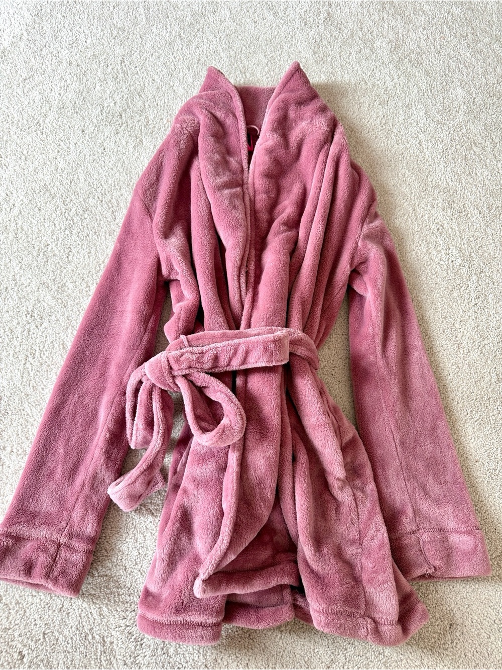 La Senza Soft Pink Plush Robe